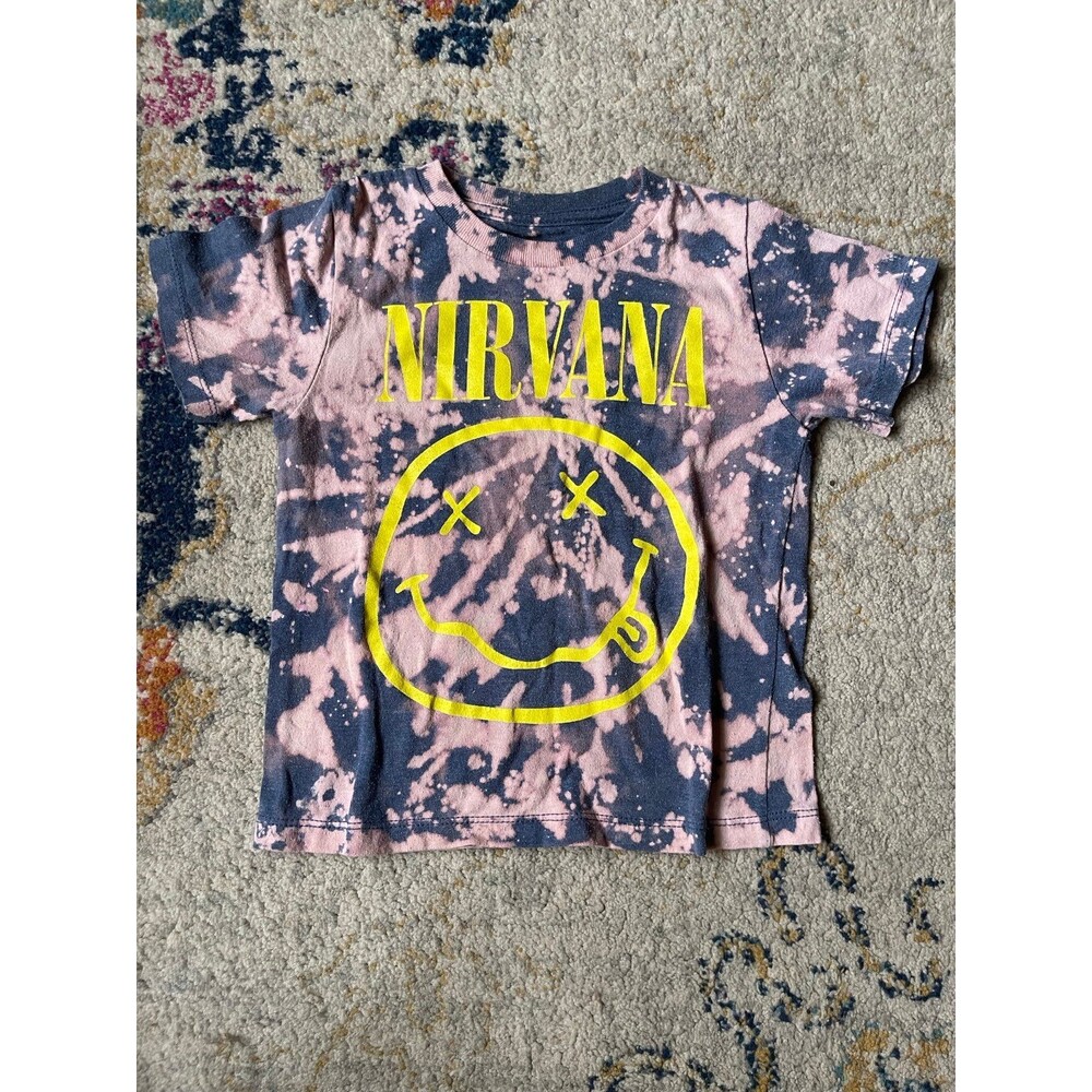 Distressed nirvana band tee